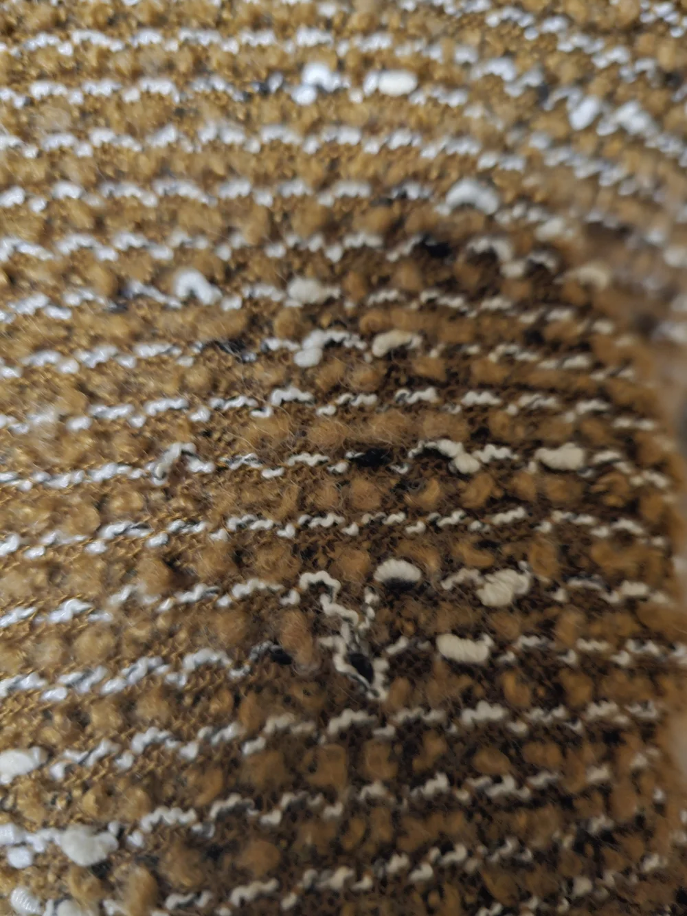 Ruby Rd. Metallic Tan Cowl Sweater - Picture 3 of 4